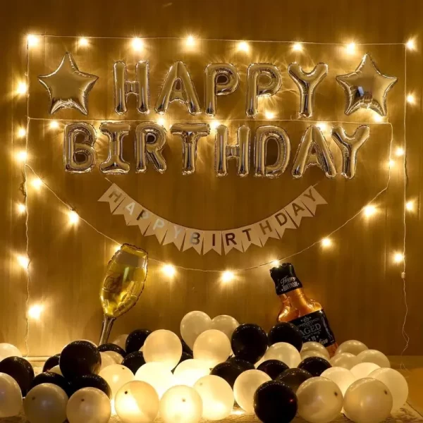 Golden Birthday Wall Decor