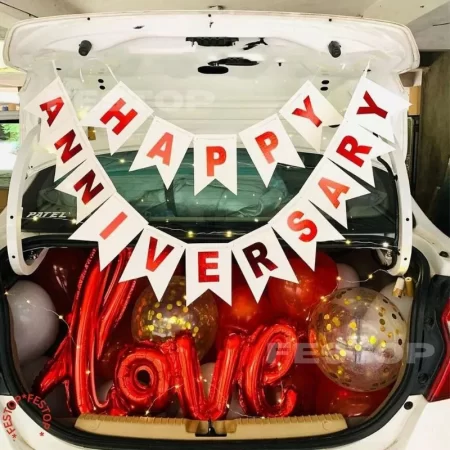 Anniversary Car Dikki Decor
