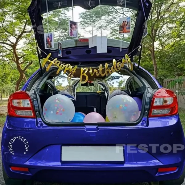 Happy Birthday Car Decor