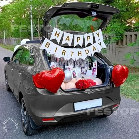 Shiny Car Trunk Decor