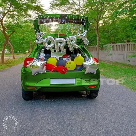 Sorry Car Boot Decoration
