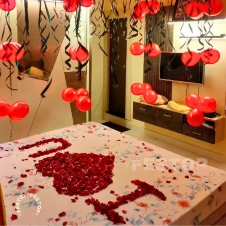Luxury Anniversary Bedroom Decor
