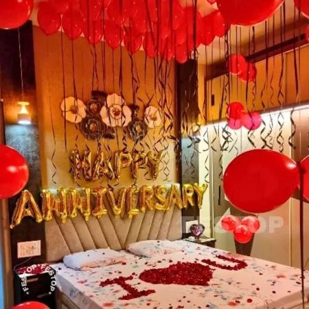 Luxury Anniversary Bedroom Decor