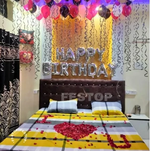 Romantic Birthday Bedroom Decor