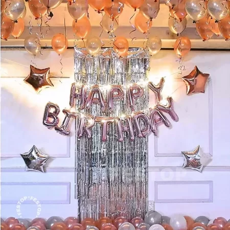 Rosegold Balloon Wall Decor