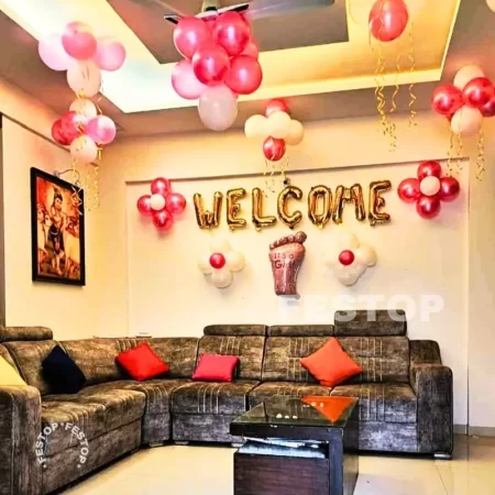 Simple Welcome Girl Hall Decor