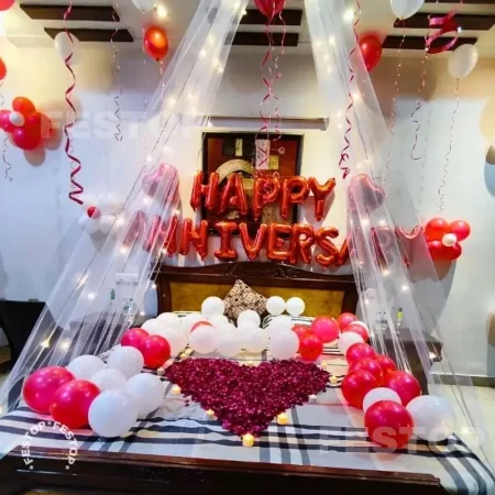 Anniversary Cabana Room Decor