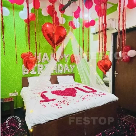 Birthday Heart Cabana Decor