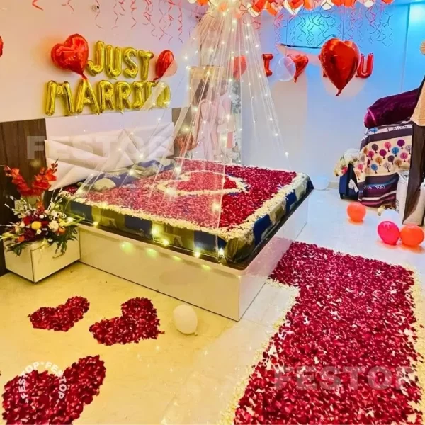 Honeymoon Bed Decoration