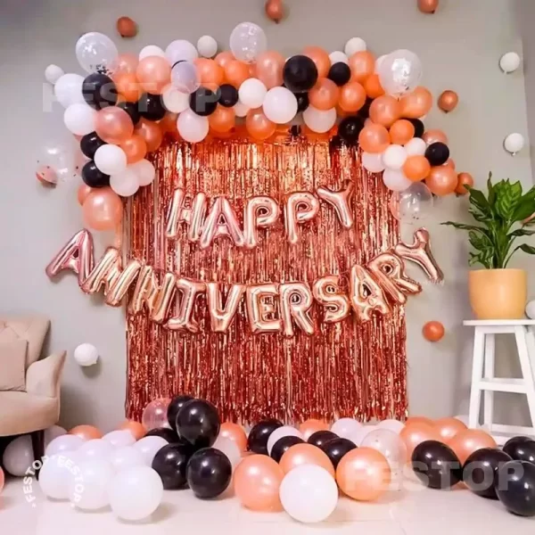 Anniversary Curtain Wall Decor