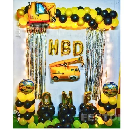 Construction Theme Birthday Decor