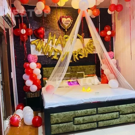 Happy Anniversary Cabana Decor