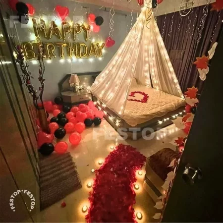 Happy Birthday Cabana Decor