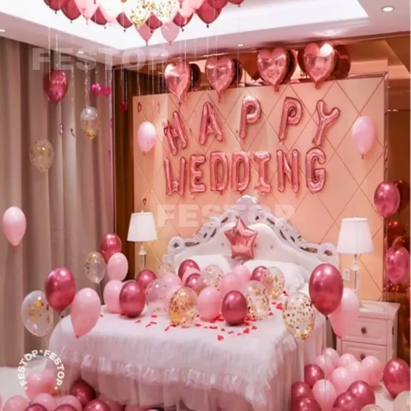 Happy Wedding Room Decor