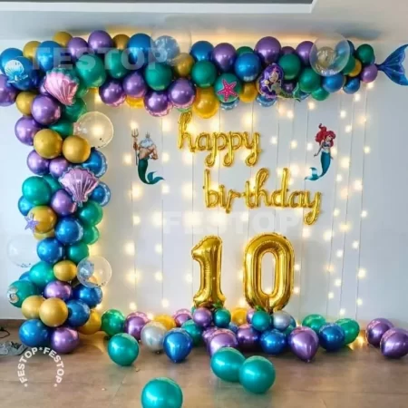 Mermaid Theme Birthday Decor