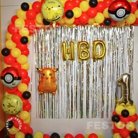 Pokemon Theme Birthday Decor