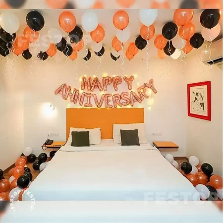 Simple Anniversary Bedroom Decor