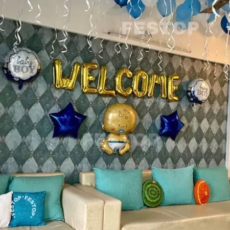 Simple Welcome Baby Decoration (2)