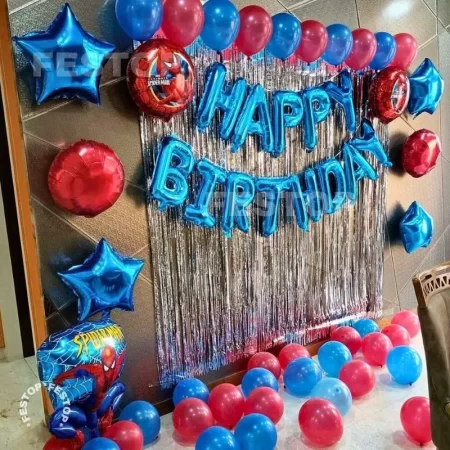 Spiderman Birthday Decoration