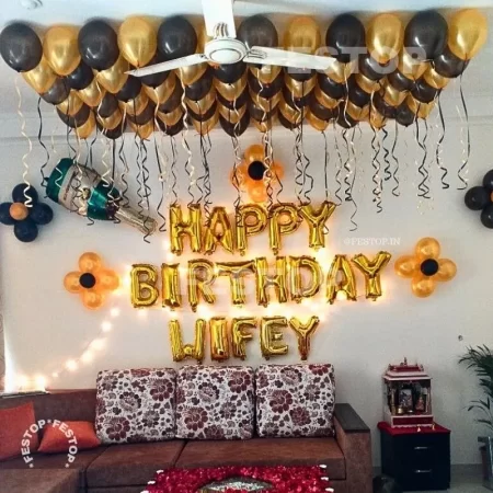 Wife Birthday Room Decoration