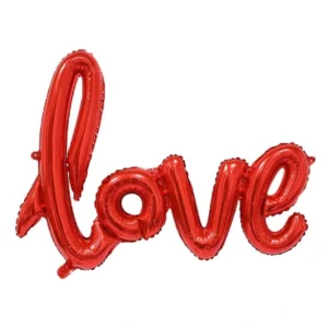 Red Love Cursive