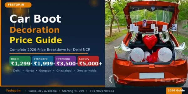 Car Boot Decoration Price in Delhi NCR: Complete Guide 2026